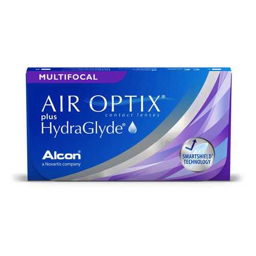 Контактные линзы AirOptix HydraGlyde for Multifocal 3 шт. PWR -3,00, R 8.6, Аддидация=M