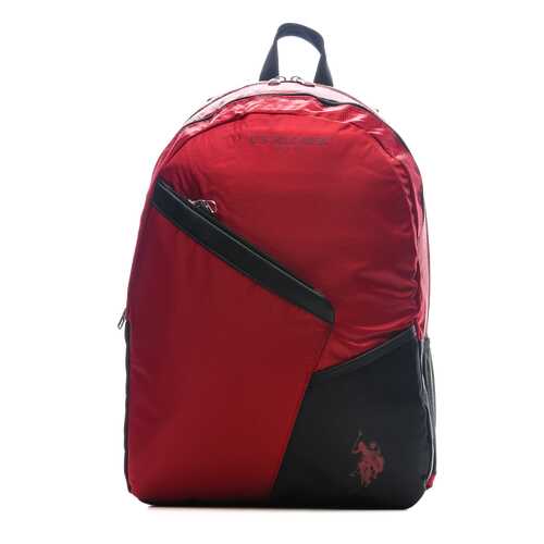 Рюкзак детский U.S. POLO Assn., PLCAN9100 цвет: красный/черный