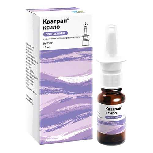 Кватран ксило капли наз.0,1% флакон 15 мл/Renewal