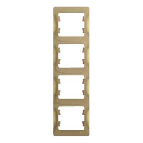 Рамка Schneider Electric Glossa 4-ая Титан