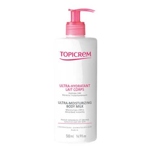 Молочко для тела Topicrem Essentials Ultra-Moisturizing Body Milk 2шт х 500 мл