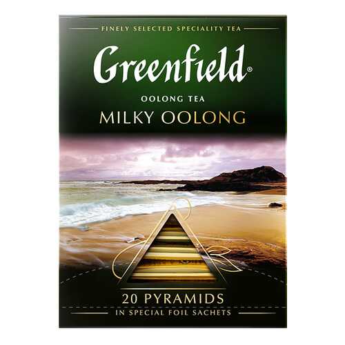 Чай оолонг в пирамидках Greenfield Milky Oolong 20 пакетиков
