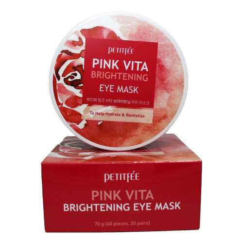Патчи для глаз Petitfee Pink Vita Brightening Eye Mask 60 шт