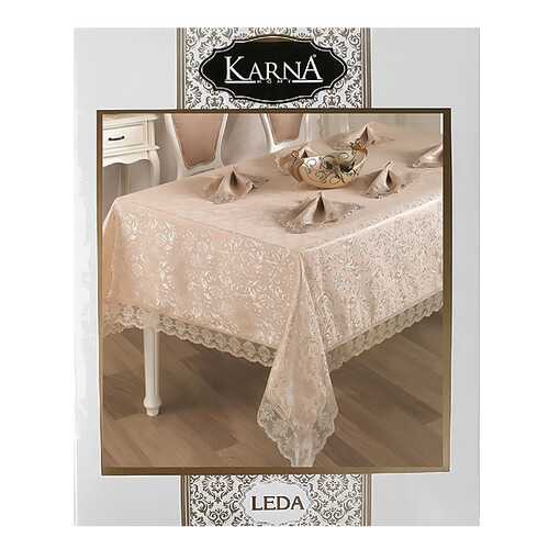 Скатерть KARNA LEDA 2786/CHAR003
