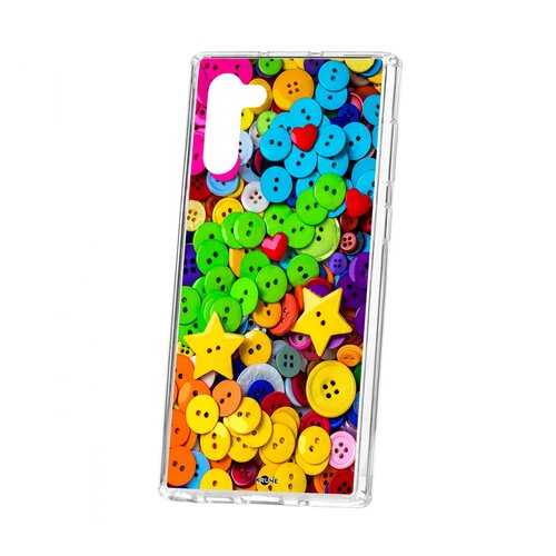 Чехол Kruche Print для Samsung Galaxy Note 10 Пуговки