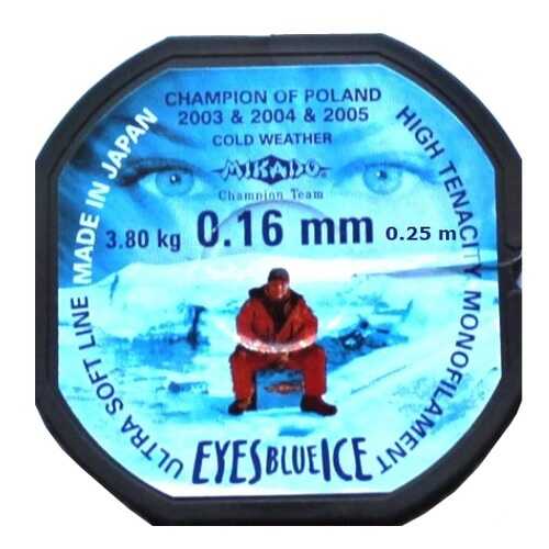 Леска монофильная Mikado Eyes Blue Ice 0,16 мм, 25 м, 3,8 кг
