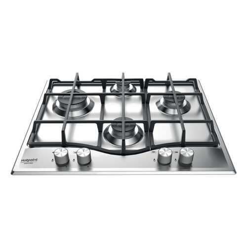 Встраиваемая варочная панель газовая Hotpoint-Ariston 641 T/IX/HA RU Silver