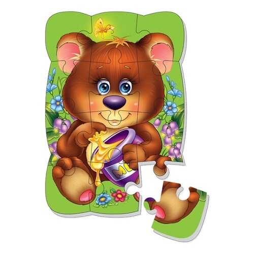 Мягкий магнитный пазл VLADI TOYS Медвежонок (VT3205-35)