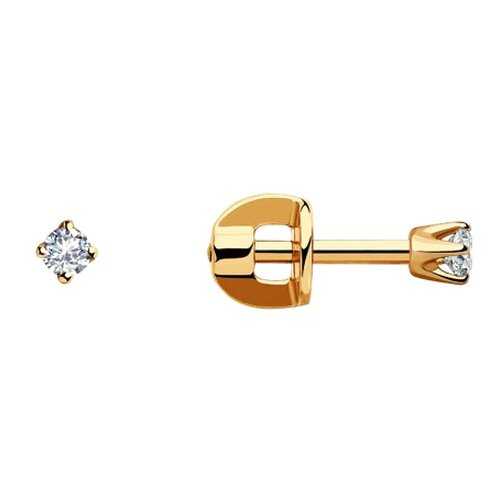 Пусеты SOKOLOV из золота со Swarovski Zirconia