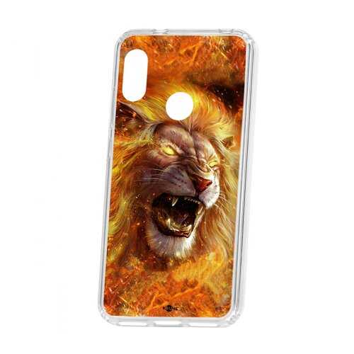 Чехол Kruche Xiaomi Redmi 6 Pro Print Лев