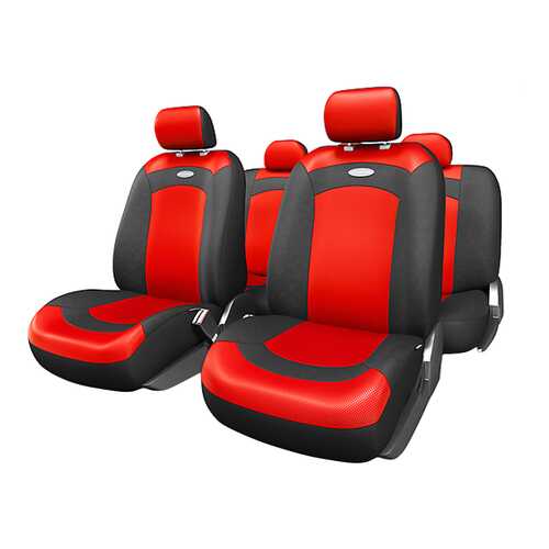 Комплект чехлов на сиденья Autoprofi Extreme XTR-803 BK/RD (M)