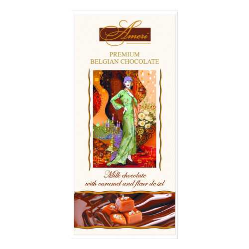 Шоколад Ameri Milk Chocolate with Caramel and Fleur de Sel 31% Cocoa 100 г