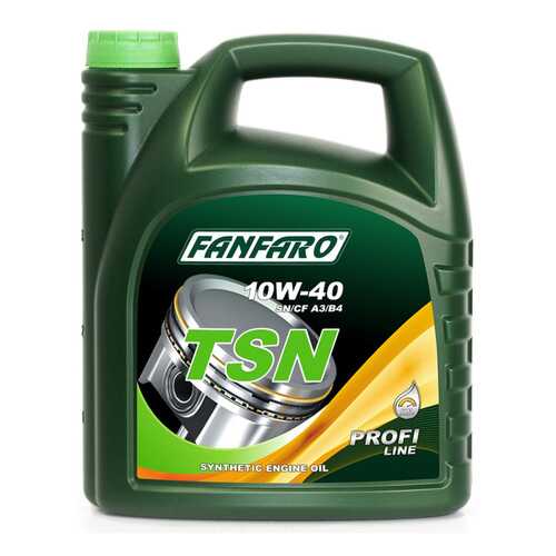 6704 FANFARO TSN 10W-40 4 л. Полусинтетическое моторное масло