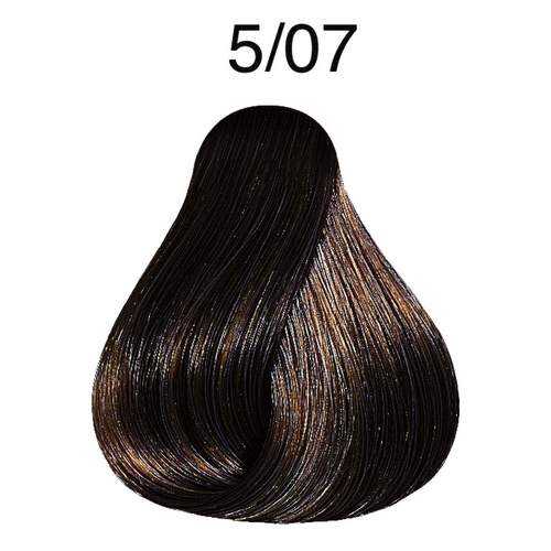 Краска для волос Wella Professionals 5/07 светло-коричневый натуральный коричневый