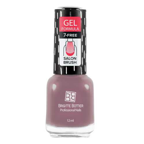 Лак с гелевым эффектом Brigitte Bottier Gel Formula тон 76 розовато-лилово-серый, 12 мл