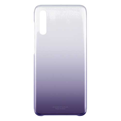 Чехол Samsung для A70 Purple/Transparent