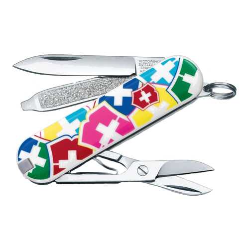 Мультитул-брелок Victorinox VX Colors 0.6223.841 58 мм разноцветный, 7 функций