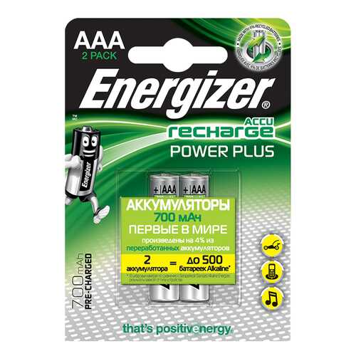 Аккумуляторная батарея Energizer POWER PLUS 2 шт