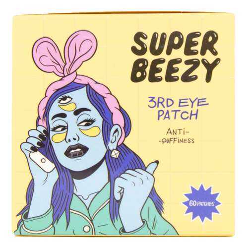 Патчи для глаз SUPER BEEZY гидрогелиевые против отеков и темных кругов 60 шт