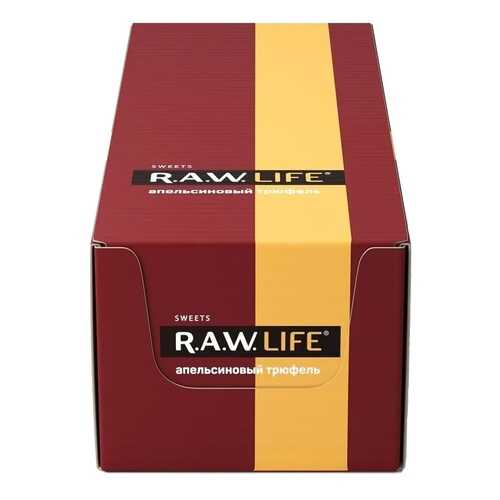 R.A.W. Life Sweets Конфеты (коробка 20шт) (Апельсиновый трюфель)
