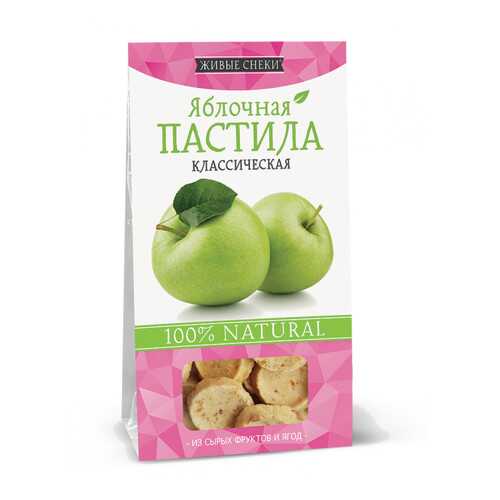 Яблочная пастила Живые снеки классическая 4*35 г