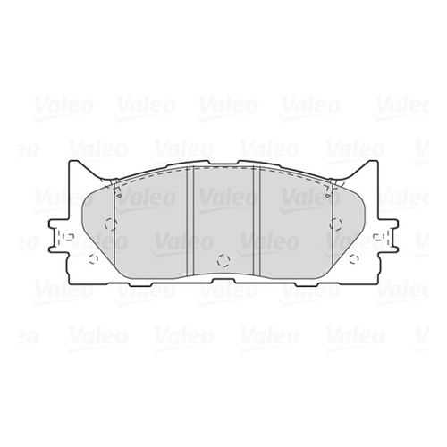 Комплект тормозных колодок Valeo 301890