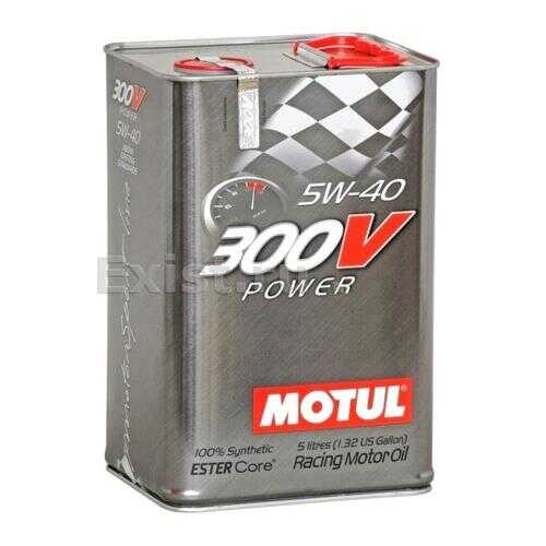 Масло моторное Motul 300V Power 5W40 синтетическое 5 л 109518