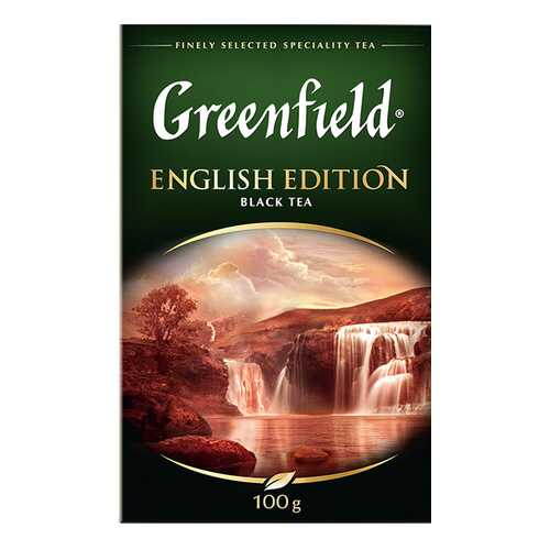 Чай черный листовой Greenfield English Edition 100 г