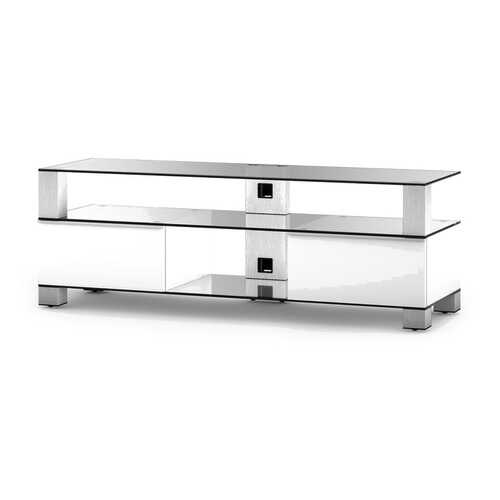 Тумба под телевизор приставная SONOROUS MD 9140-C-INX-WHT 140х44х49 см, белый
