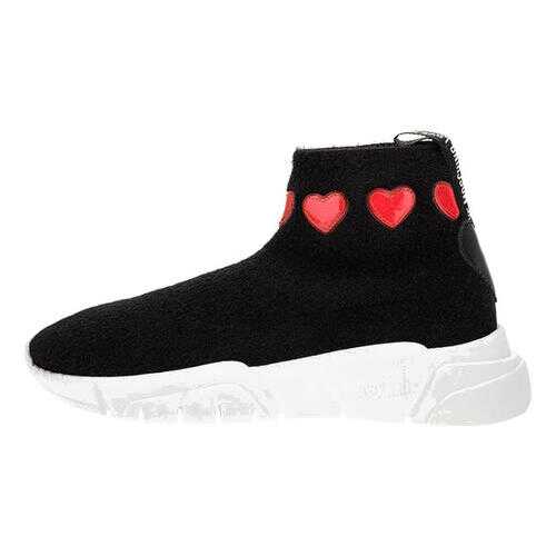 Кроссовки женские Love Moschino JA15323G18IY0000 черные 38 RU