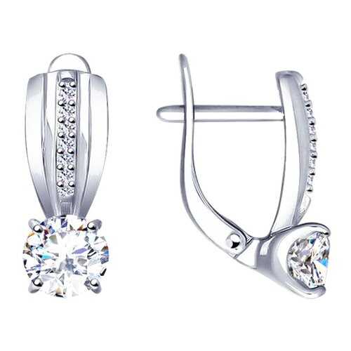 Серьги SOKOLOV из серебра со Swarovski Zirconia 89020101