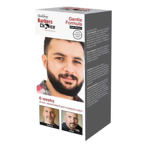 Краска для бороды Godefroy Barbers Choice Dark Brown 33 мл