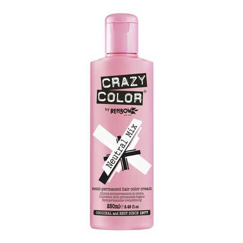 Краска для волос Crazy Color Semi-Permanent Hair Color Cream Нейтральный микс 250 мл