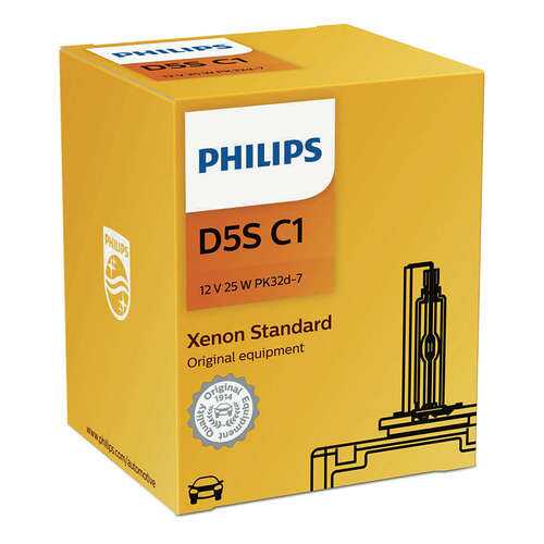 Автолампа D5s (25w) Pk32d-7 Xenon 4300k 12410 C1 Philips арт. 12410C1