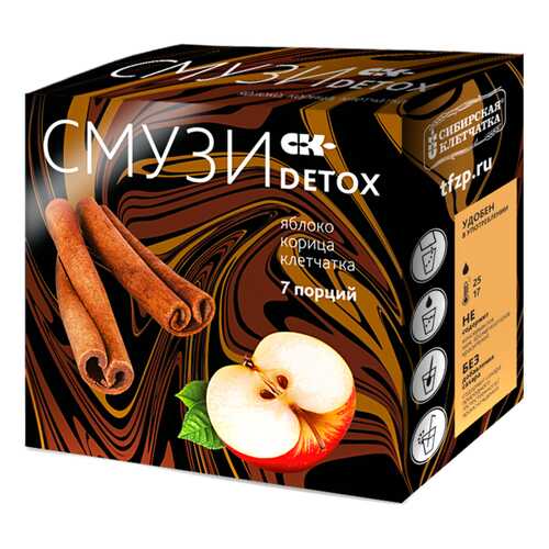 Смузи Сибирская клетчатка detox яблоко корица 84 г