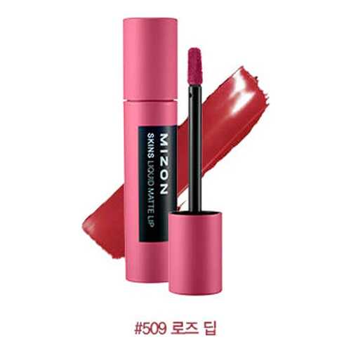 Помада Mizon Skins Liquid Matte Lip тон 509 Deep Rose 6 мл
