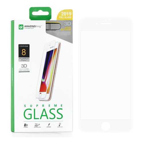 Защитное стекло AMAZINGthing SupremeGlass Hot Bending 3D White 0.3mm для Apple iPhone 7