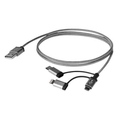 Кабель QUMO 22036 microUSB 1м Silver