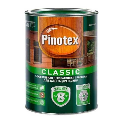 Пропитка для защиты древесины Pinotex Classic Светлый дуб 1л