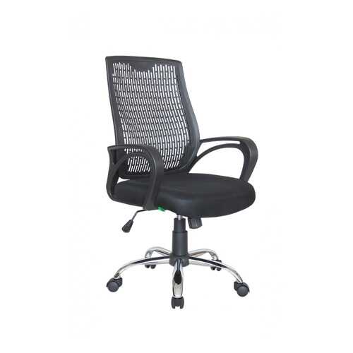 Кресло офисное Riva Chair 8081, черный/черный пластик