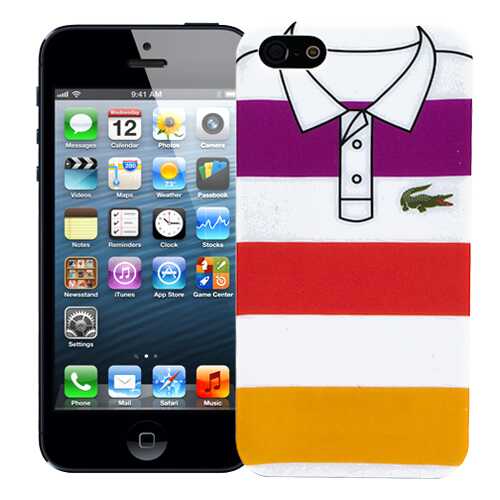 Чехол для смартфона KAWAI Sports shirt Purple, red, yellow stripes