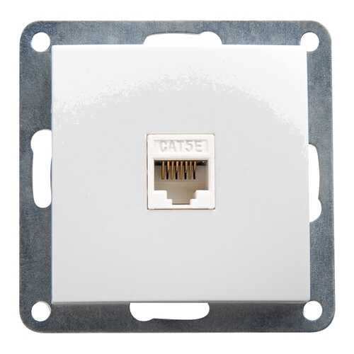 Механизм розетки компьютерной Atlas Design, RJ45 (белый)
