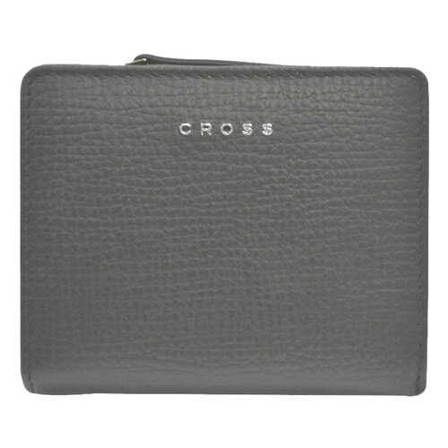 Кошелек Cross RTC, кожа наппа, серый, 11,2x9,4x2 см