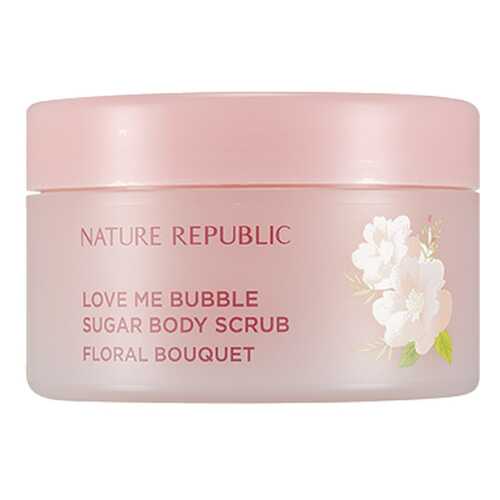 Скраб для тела Nature Republic Love Me Bubble Sugar - Floral Bouquet