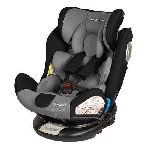 Автокресло BabySafe Labrador Grey Black