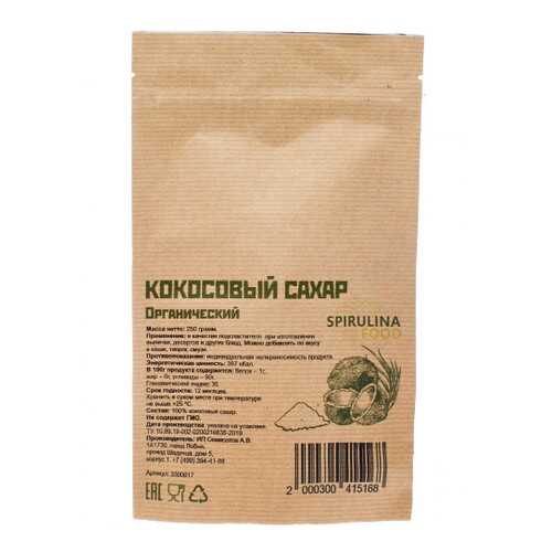 Кокосовый сахар органический 250 гр
