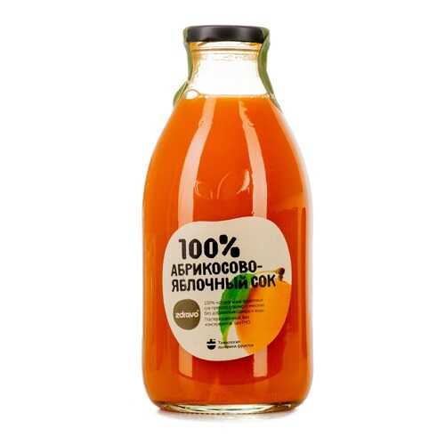 Сок Zdravo абрикосово-яблочный 0.75л стеклянная бутылка Республика Сербия