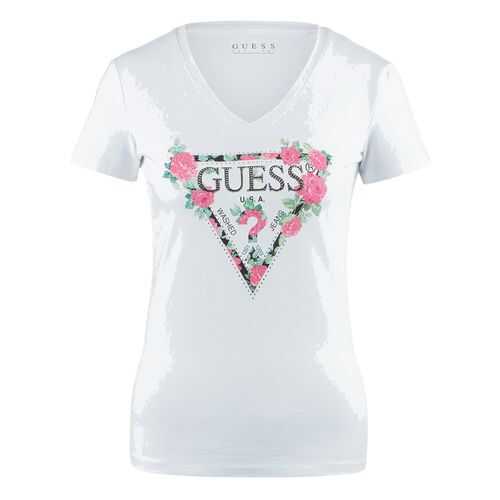 Футболка женская Guess W0YI85-J1300 белая XS