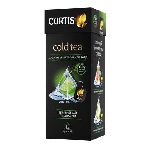 Чай Tea.ru Curtis Cold Tea. Зеленый чай с цитрусом, чёрный с добавками, 12 пирамидок