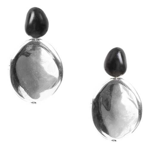 Серьги женские ORI TAO OT-12-29043 серебристые/черные